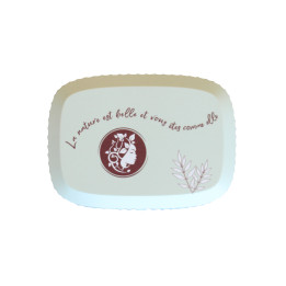 Boîte à savon / cosmétique solide rectangulaire