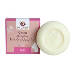 Savon au lait de chèvre Rose 100g