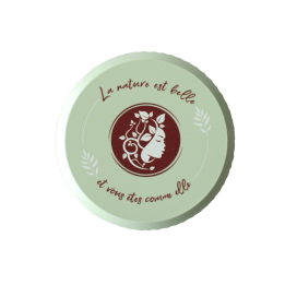 Boîte à savon / cosmétique solide ronde